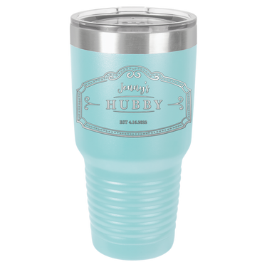 Hubby Anniversary 30oz Ringneck Tumbler